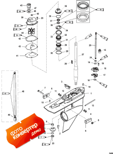 Gear Housing, Driveshaft-standard/counter-fleetmaster (������ ������� �������, ��� ��������-�������� / counter-fleetmaster)