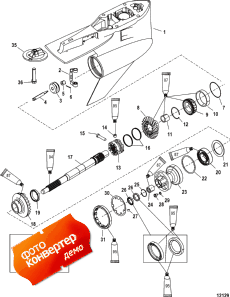 Gear Housing, Propeller Shaft-standard-fleetmaster (������ ���� �������� �����-��������-fleetmaster)