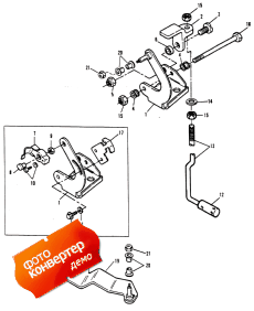 Gear Shift Linkage (90a, 92c) (�������� ������������� ��������� (90a, 92c))