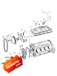 Intake Manifold And Front Cover (�������� ��������� � �������� ������)
