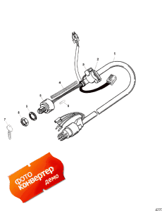 Key Switch Assembly (240 Efi M2 Models) (���� ������������� Assembly (240 Efi M2 Models))