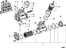Oil Cooler And Filter Assembly (Oil Cooler � ������ Assembly)