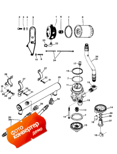 Oil Cooler, Oil Filter And Adaptor (ser.# 0d456489-0f348966 ) (Oil Cooler, �������� ������ � ������� (ser.# 0d456489-0f348966 ))