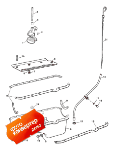 Oil Pan And Oil Pump (serial # 0d456489 Thru 0d456768) (�������� ������ � �������� ����� (serial # 0d456489 Thru 0d456768))