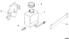 Oil Reservoir Bottle And Bracket (Oil  Bottle  )