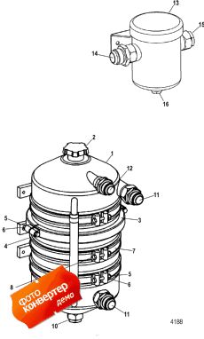 Oil Tank And Breather Assembly (remote) (�������� ��� � ����� Assembly (remote))