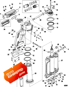Power Trim/steering Cylinder (Power trim / ������� ������� �������)