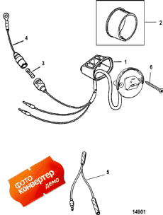 Power Trim Switch Kit (18286a18 And 18286a19) (Power ������������� ����� Kit (18286a18 � 18286a19))