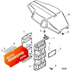 Reed Block/flywheel Cover (Reed Block / ������ ��������)