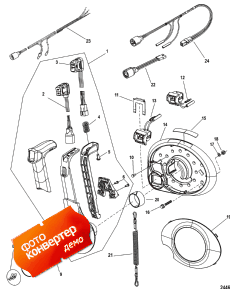 Remote Control-4000 Gen Ii (lock Bar) Panel Mount (������������� ����������-4000 Gen Ii (lock Bar) ��������� �� ������)