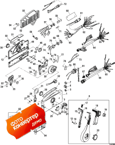 Remote Control-4000 Side Mount (non Power Trim) (������������� ����������-4000 ������ ����� (�� Power trim))