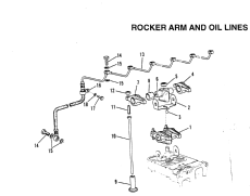 Rocker Arm And Oil Lines (��������� � Oil Lines)