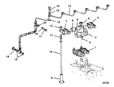 Rocker Arm And Oil Lines (��������� � Oil Lines)