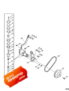 Sea Water Pump Assembly (bravo Engines) (Sea   Assembly (bravo s))