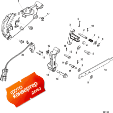 Shift Bracket, Mechanical Shift (0w029411 And Up) (������������� ���������, Mechanical ������������� (0w029411 � ����))