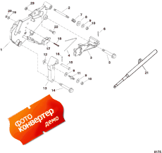 Shift Bracket (use With Stamped Steel Rocker Cover) (������������� ��������� (use With Stamped Steel Rocker ������))