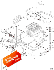Standard Cooling System (alpha), Single And 7 Point Drain (�������� ���������� System (alpha), Single � 7 Point Drain)
