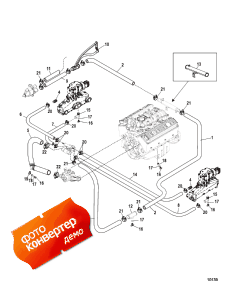 Standard Cooling System (bravo) (7 Point Drain) (�������� ���������� System (bravo) (7 Point Drain))