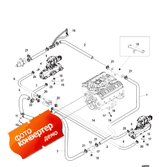 Standard Cooling System - Bravo, 7 Point Drain (�������� ���������� System - Bravo, 7 Point Drain)