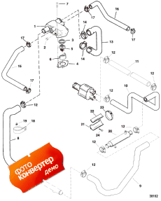 Standard Cooling System (bravo Engines) (  System (bravo s))