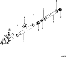 Standard Cooling System (bravo) Sea Pump Hoses (  System (bravo) Sea  s)