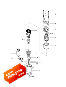 Starter Assembly (50-806964a3) (2.875 In. Dia. End Cap) (������� Assembly (50-806964a3) (2.875 ���� Dia. End ��������))