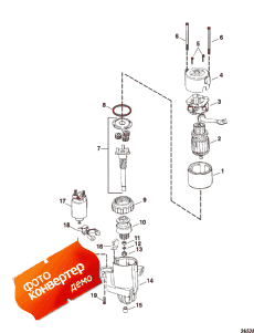 Starter Assembly (50-8m8021116) (bravo Plug In) (������� Assembly (50-8m8021116) (bravo �������� In))