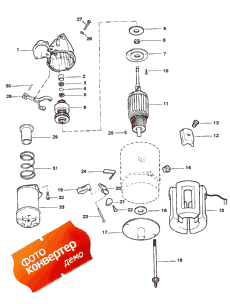 Starter Assembly (50-99418a2) (3.500 In. Dia. End Cap) (������� Assembly (50-99418a2) (3.500 ���� Dia. End ��������))