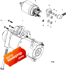 Starter Motor, 383 Mag Bravo 4v (��������� ��������, 383 Mag Bravo 4v)