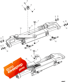 Steering Actuator Assembly (150 Hp And 1.5l Optimax) (   Assembly (150 Hp  1.5l imax))