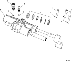 Steering Cylinder, Power Assisted (������� ������� �������, Power Assisted)