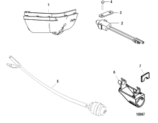 Switch Kit-tiller Handle, Start Button (87-856556a1) ( Kit-, Start Button (87-856556a1))