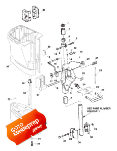 Swivel Bracket And Driveshaft Housing (���������� ��������� � ������ ���� ��������)