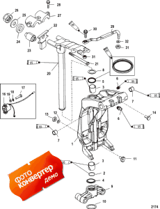 Swivel Bracket And Steering Arm (���������� ��������� � ������� ������� �����)
