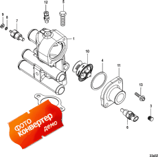 Thermostat And Housing, Closed Cooling (��������� � ������, Closed ����������)