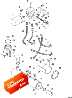 Thermostat Housing And Oil Cooler (��������� ������ � Oil Cooler)