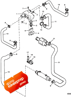 Thermostat Housing (stainless Steel) (standard Cooling) (��������� ������ (stainless Steel) (�������� ����������))