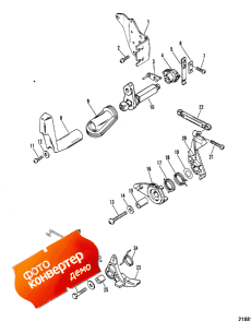 Throttle And Shift Linkage (seapro/marathon 10) (    (seapro / marathon 10))