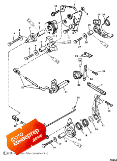 Throttle And Shift Linkage (tiller Handle Shift) (    ( Shi ))