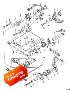 Throttle And Shift Linkage (tiller Handle Shift Models) (    (  Models))