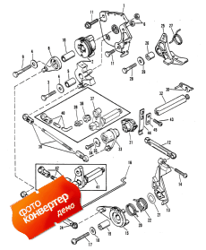 Throttle And Shift Linkage (tiller Handle Shift Models) (    (  Models))