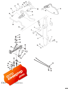 Throttle Lever And Shift Shaft (����� �������� � ������������� ���)