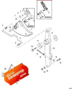 Throttle Lever And Throttle Cam Assembly (����� �������� � ������� �������� Assembly)