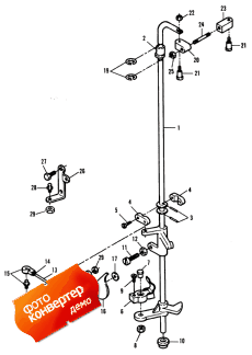 Throttle Linkage (89a Thru 92c - 0e000001 Thru 0e009499) (����������� ��������age (89a Thru 92c - 0e000001 Thru 0e009499))