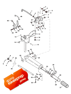 Tiller Handle & Throttle Linkage (������� & ����������� ��������age)