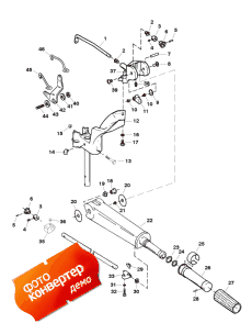 Tiller Handle & Throttle Linkage (������� & ����������� ��������age)
