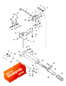 Tiller Handle And Throttle Linkage (������� � ����������� ��������age)