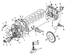 Timing Gear Cover And Flywheel Housing (Timing     )