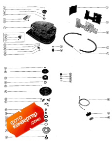 Top Cowl And Starter Assembly (���� ������ � ������� Assembly)