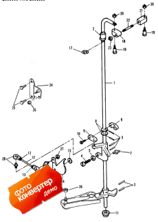 Towershaft And Throttle Linkage (0e009500 - 0e093699) (Tower��� � ����������� ��������age (0e009500 - 0e093699))